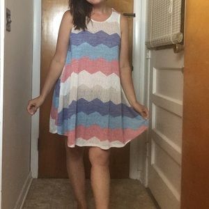 New colorful tunic dress